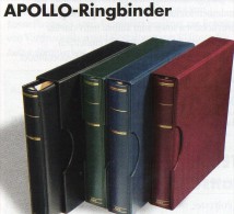 Apollo Alben-Set Ringbinder Farbe Blau 59€ Für Komplett-Alben Für KABE Texte 60Seiten Moderne Ausführung Made In Germany - Formato Grande, Fondo Negro