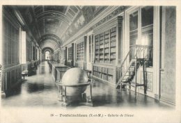 (639M) France - Fontainebleau Library - Very Old Postcard / Carte Ancienne - Biblioteche