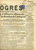 FRANCE - N° 407 (MERCURE) / JOURNAL LE PROGRES DU 13/7/1941, OBL D'OULLINS LE 14, POUR REEXPEDITION EN Hte. LOIRE - TB - 1938-42 Mercure