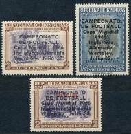 HONDURAS 1966 WORLD CUP SOCCER / Columbus SC# C404-406 VF MNH  SET - 1966 – Angleterre