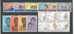 Grenadines Of St Vincent:  162/ 164 + 168/ 171 + 179/ 181 + 204/ 209 ** - St.Vincent & Grenadines