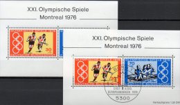 Olympia Montreal 1976 BRD Block 12 ** + O 5€ Nationalfarbe Feld-Hockey Rudern Bf M/s Sport Bloc Olympic Sheet Of Germany - Hockey (Veld)