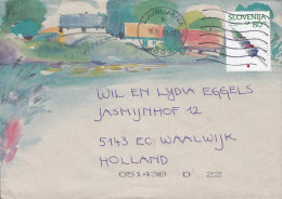 Slovenia LJUBLJANA 1998 Cover Brief To WAALWIJK Netherlands Palmbusche - Briefe U. Dokumente