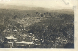 CPA MALAISIE MALAYSIA MALAYA SINGAPOUR - SINGAPORE - Village - Jungle - Foret  Photo Carte - Malaysia