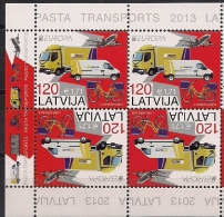 2013 LETONIA / LATVIA / LETTLAND Pasta Transports  Mi. 861-2 **MNH  Europa - 2013