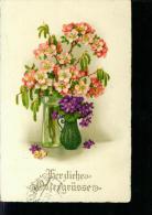 Herzliche Pfingstgrüße Blumen Flower Fleur In Vase 2.4.1926 Von Wyhlen B.R.  7672 - Pentecôte