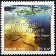 BRAZIL #2856  -  Confluence Of Rivers Solimoes And Negro - 2002 - Nuovi