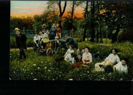 Garden Party - Jour De Fete -  Cérémonie - Bier - Beer -  Pique-nique - Picknick Leiterwagen Um 1920 Serie 3043/6 - Tanz