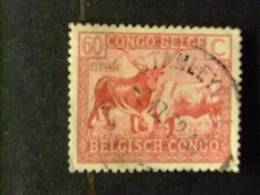 CONGO BELGA - BELGISCH CONGO - CONGO BELGE -- Yvert & Tellier Nº 124 º FU Gestempel - Usado - Gebraucht