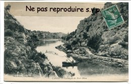 - CASSIS - Calanque De Port-Miou, Avec Barque Et Poisson Rapporté, 1910,  Rare, TBE, Scans. - Cassis