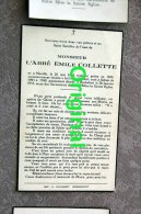 Abbé Emile Collette Né Noville  Izet Courtil Sohier - Autres & Non Classés
