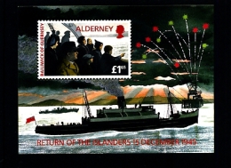 ALDERNEY - 1995  RETURN OF THE ISLANDERS  MS  MINT NH - Alderney