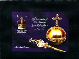 ALDERNEY - 2003 ANNIVERSARY OF CORONATION  MS  MINT NH - Alderney