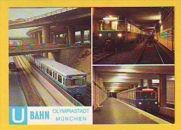 Postcard - Munchen, U-Bahn, Metro     (V 18923) - U-Bahnen
