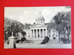- Vermont > Montpelier  State Capitol Not Mailed -  Ref  1041 - Montpelier