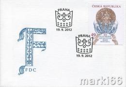 Czech Republic - 2012 - 800th Anniversary Of The Golden Bull Of Sicily Issued By King Frederick II - FDC - FDC