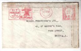 VER1398 - GRAN BRETAGNA , H T PROCTOR 19/09/1952: Made From A Map - Franking Machines (EMA)