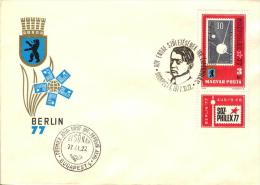 HUNGARY-1977.Cover - Sozphilex '77 Philatelic Exhibition - With Special Cancellation : Poet Ady MNH! - FDC