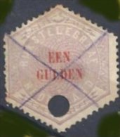 1 Gulden Oblitéré - Télégraphes