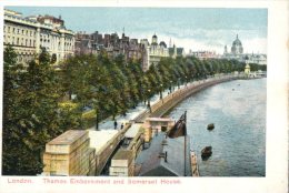 (101M) UK - London Thames Embankment  (very Old Postcard / Carte Anciene) - River Thames