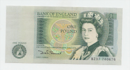 GREAT BRITAIN ENGLAND 1 POUND 1981 - 1984 VF++ (w/ 1mm Split) P 377b 377 B - 1 Pound