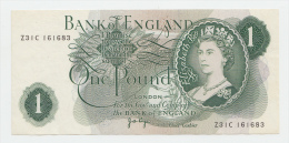 GREAT BRITAIN £ 1 POUND 1970 - 77 ( Signature J. B. Page ) VF++ P 374g 374 - 1 Pond