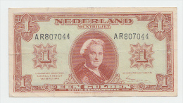 Netherlands 1 Gulden 1945 VF+ P 70 - 1 Gulden