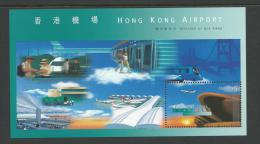 1998  Opening New Hong Kong  Airport  Mini Sheet SG MS  930   New Complete MUH On Rear - Blokken & Velletjes