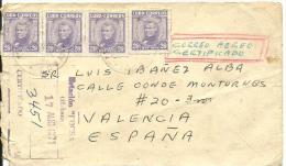 CARTA 1971 CERTIFICADA A VALENCIA     ESCANER - Cartas & Documentos