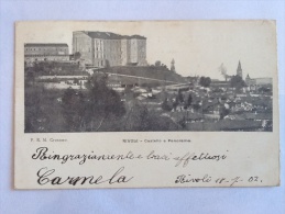 CARTOLINA  RIVOLI CASTELLO E PANORAMA VIAGGIATA NEL 1902 - Rivoli