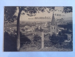 CARTOLINA  RIVOLI TORINESE PANORAMA VEDUTO DAL PIAZZALE DEL CASTELLO VIAGGIATA NEL 1915 - Rivoli