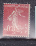 FRANCE N° 194 40C VERMILLON  TYPE SEMEUSE CAMEE 4 SEMI EFFACE NEUF AVEC CHARNIERE - Nuevos