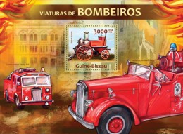 Guinea Bissau. 2013 Fire Engines. (216b) - Vrachtwagens