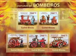 Guinea Bissau. 2013 Fire Engines. (216a) - Camions