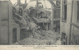 NORD PAS DE CALAIS - 59 - NORD - BERGUES - Bombardement De Mai 1915 - La Rue De La Gare - Bergues