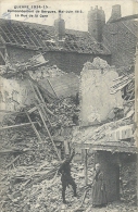 NORD PAS DE CALAIS - 59 - NORD - BERGUES - Bombardement De Mai 1915 - La Rue De La Gare - Bergues