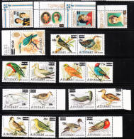 Aitutaki 1983 Birds Surcharged 19v MNH - Aitutaki