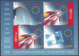 Belgique 2004 Michel Bloc Feuillet 94 Neuf ** Cote (2008) 6.50 Euro L'Union Européenne - 2002-… (€)