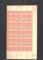 FRANCE N° 442 ** Panneau De 25 - Full Sheets