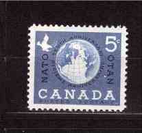 CANADA 1959 Yvert Cat N° 311  Absolutely Perfect  MNH ** - OTAN