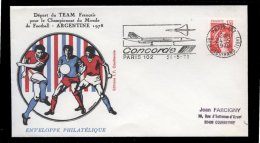 0318 - Départ Du TEAM Français  Pour Le Championnat Du Monde  De Foot Argentine 1978 - 1978 – Argentine