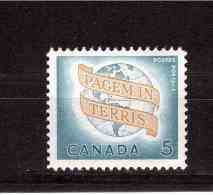 CANADA 1964  Pax Celebration Yvert Cat N° 341  Absolutely Perfect  MNH ** - Unused Stamps