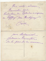 2 Cartes Fantaisie Bremontier Conducteur Cylindre A Vapeur A Coffry ( Cauffry ) Rantigny - Rantigny