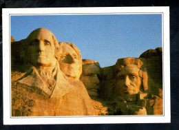 H2044 Mount Rushmore - Card Della Collezione De Agostini Con Descrizione Sul Retro - Mount Rushmore