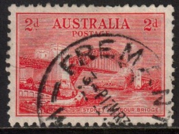 Australia Scott 130 - SG141, 1932 Syndey Harbour Bridge Opening 2d Used - Gebraucht