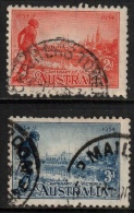 Australia Scott 142/143 - SG147/148, 1934 Centenary Of Victoria 2d & 3d Perf 10.1/2 Used - Usados