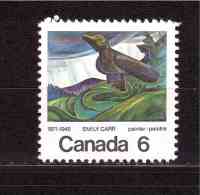 CANADA 1971  E. Carr Yvert Cat N° 453  Absolutely Perfect  MNH ** - Unused Stamps