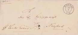 Vorphila-Brief Danzig 16.3. 1852 Ansehen !!!!!!!!!!!!!! - Precursores