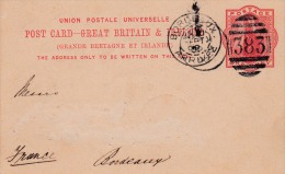 00819 Enteropostal De Bordeaux 1903 - Andere & Zonder Classificatie