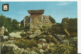 SPAIN  1976/1975 – POSTCARD – MENORCA ISLAND  - MAHON “TALAYOT DE TREPUCÓ”      ADDR. TO SWITZERLAND W 1 ST OF 5 PTA POS - Menorca